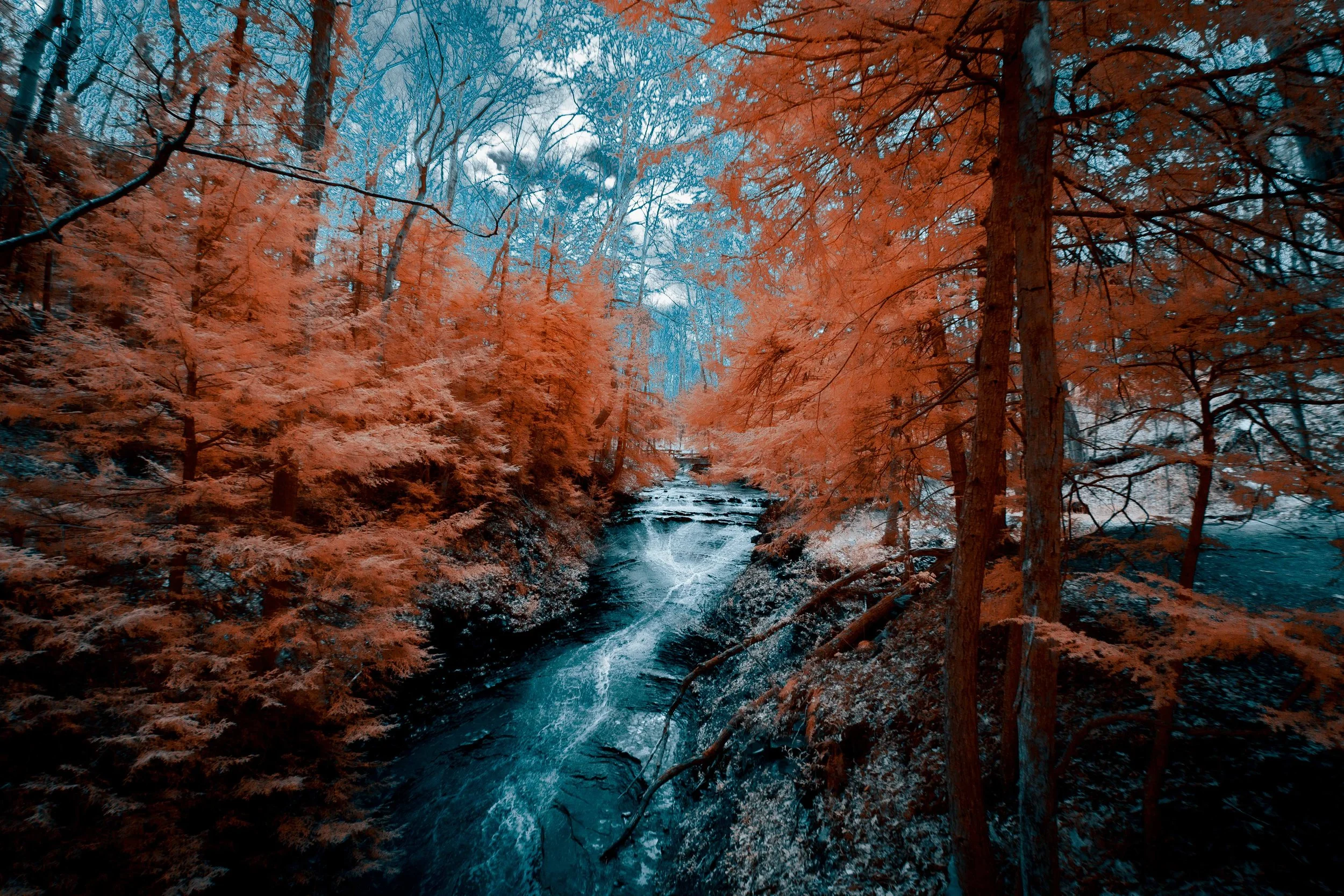 Infrared - Bridal Veil Falls - Teal and Orange-1.jpg