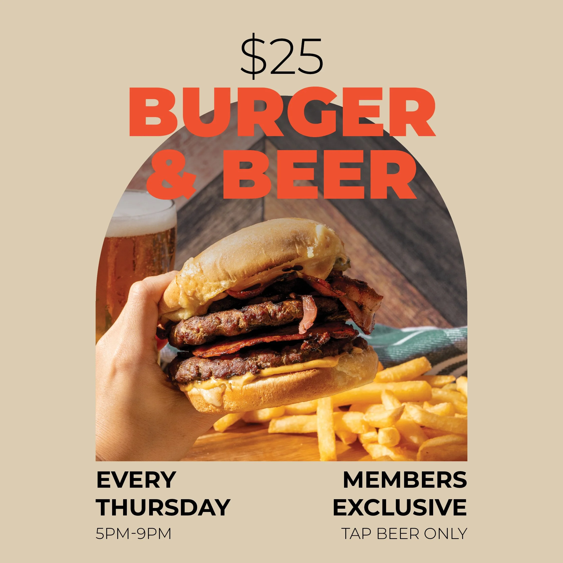 BURGER & BEER