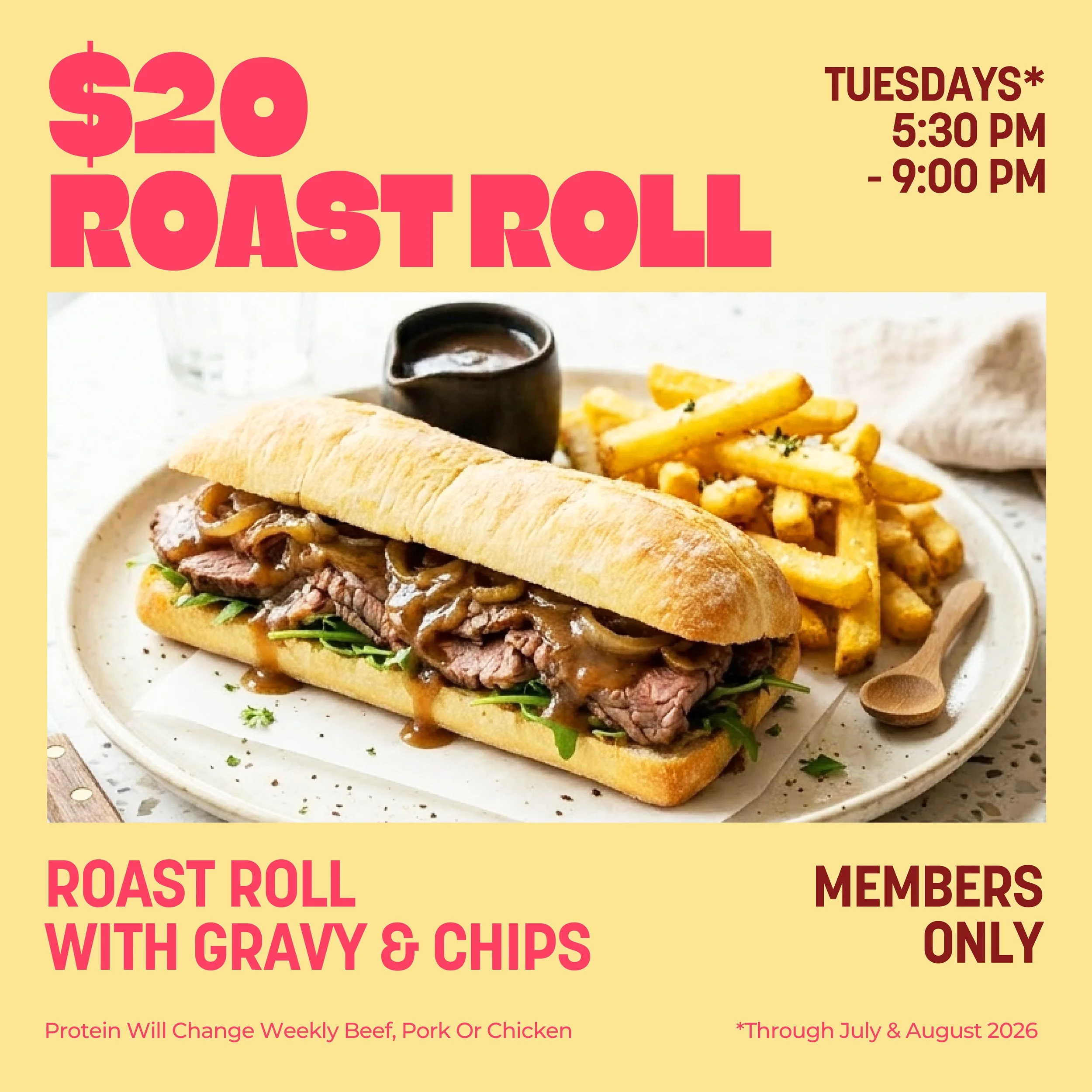 $20 Roast Roll
