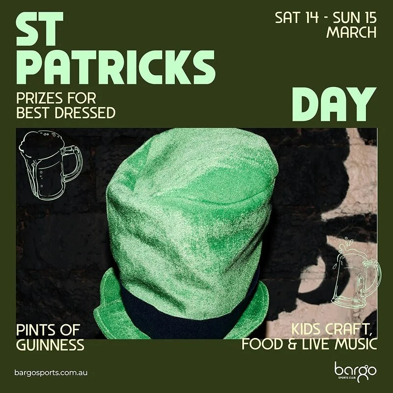 St Patrick's Weekend Advertisement