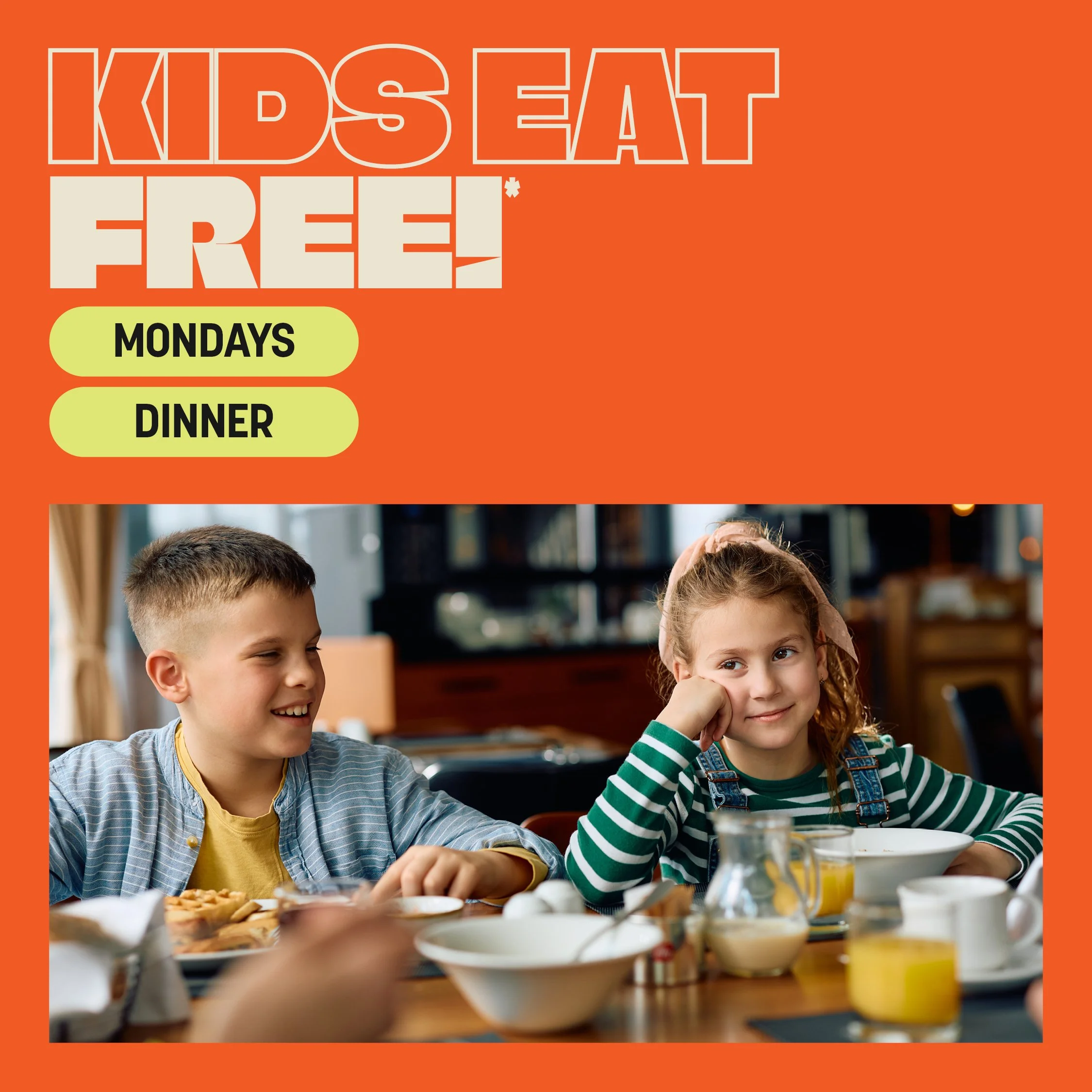 KIDS EAT FREE