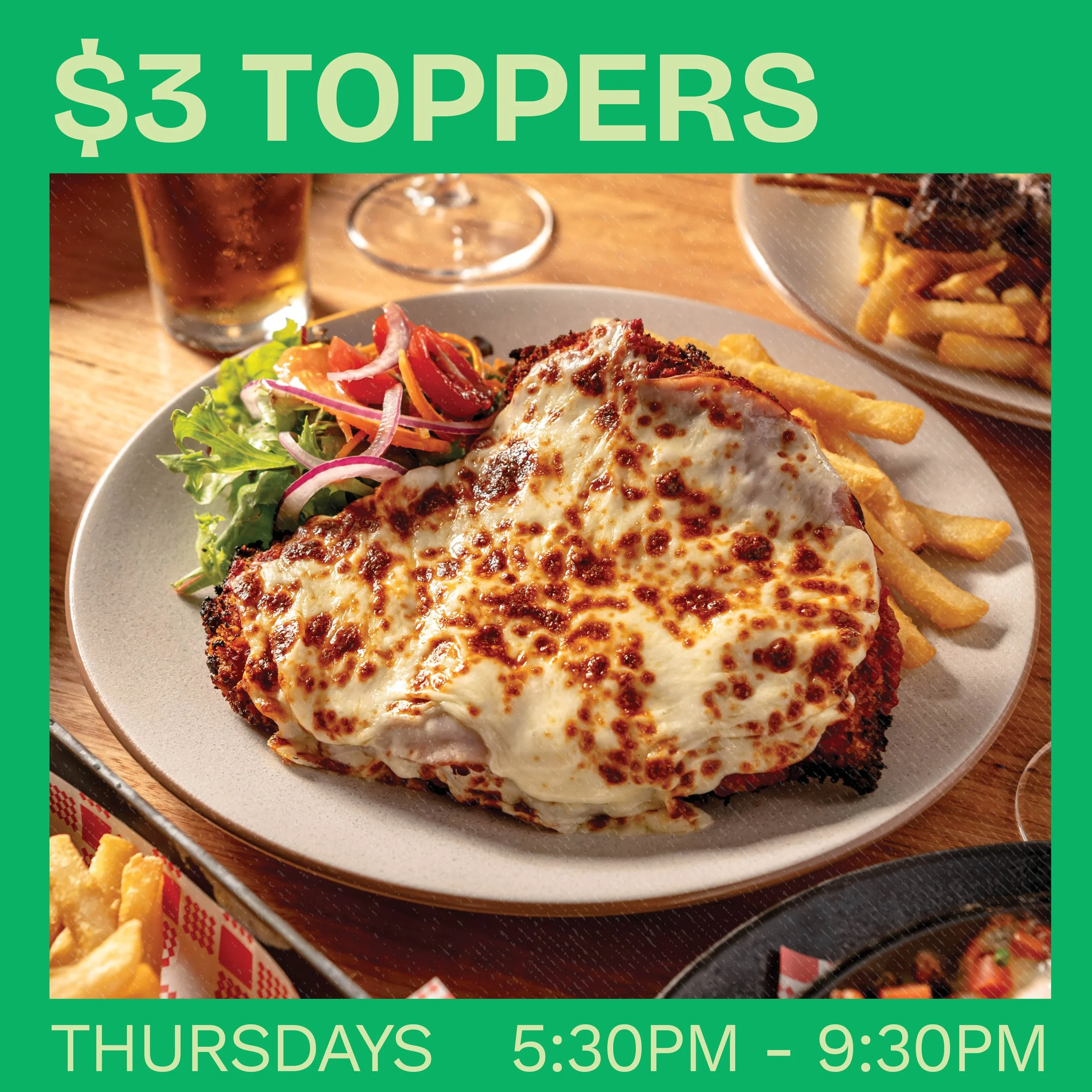 $3 Schnitty Toppers