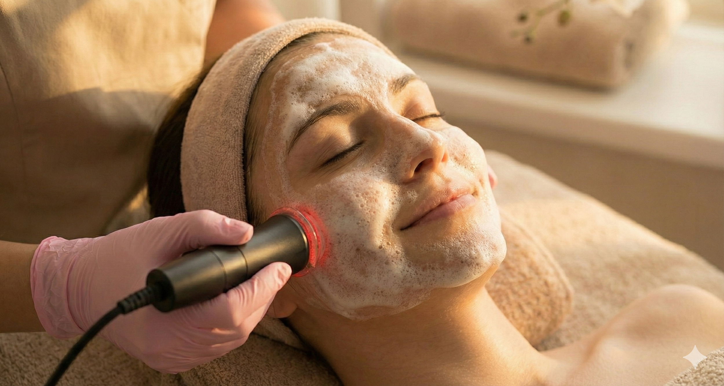 Korean Glo2 Geneo oxygen facial in Manhattan NYC for dull skin, brightening, and dewy glass-skin glow