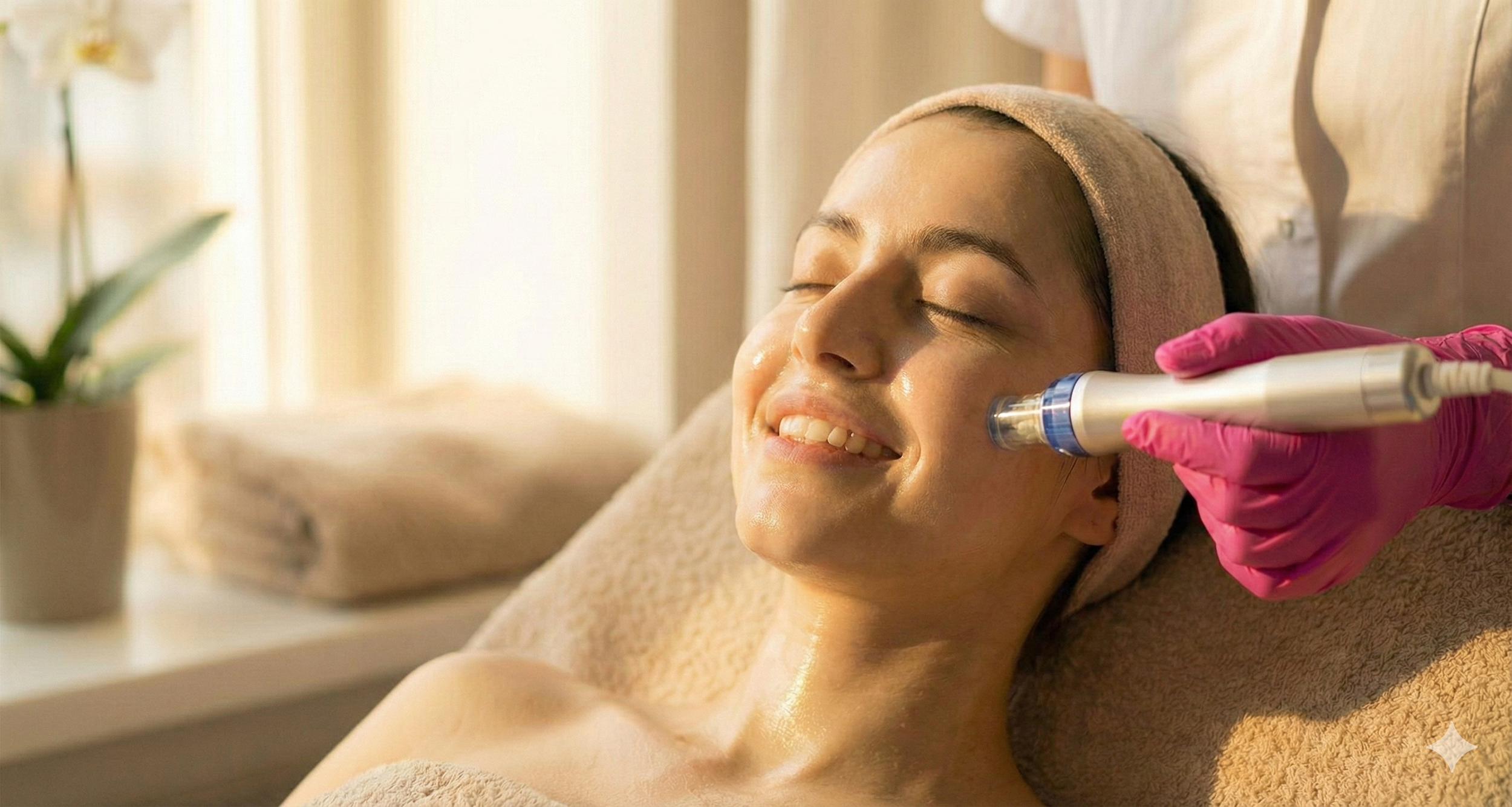 Korean Pore Glass Skin facial in Manhattan NYC for excess sebum, uneven texture, and clarity