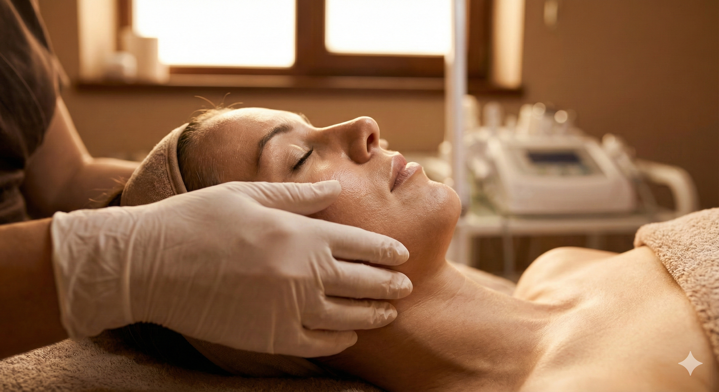 The New Yorker City Detox Facial Menu for Depuffing and Contouring with Electrostatic Massage at Dearglow NYC