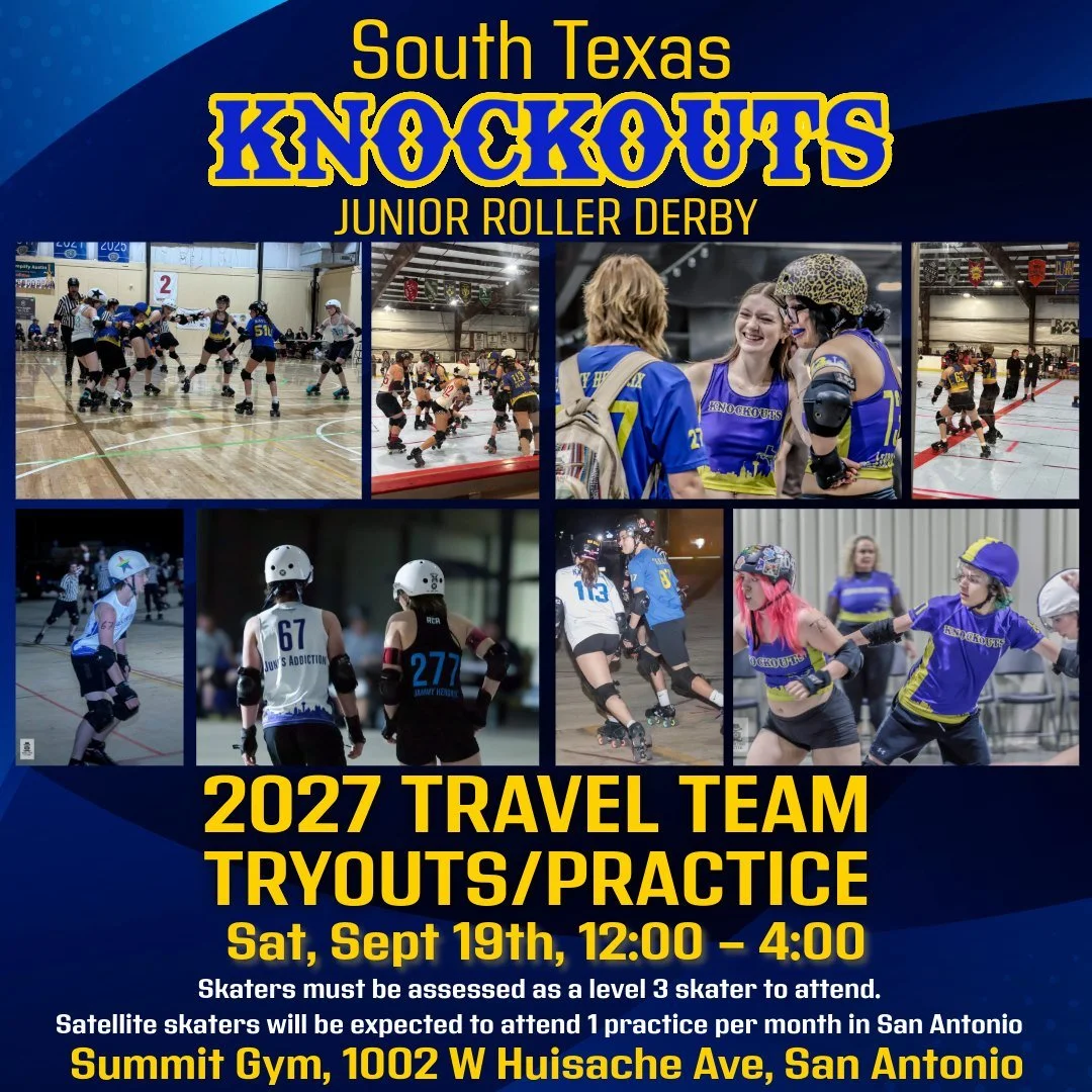 Do you want to be a Knockout but couldn't make it to our last round of tryouts?  We've got another chance for you! This session is for everyone who made it to the last round of tryouts and we will be conducting makeup tryouts for anyone who is still 
