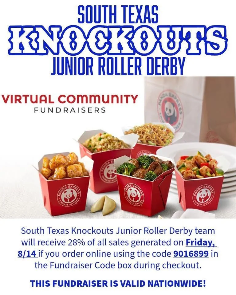 Dinner for tomorrow is done!!!

If you can&rsquo;t make it to Panda, would you at least give this post a share? 

Knockouts family!  Would you consider supporting us by ordering Panda Express online this coming Friday night (8/14)? This fundraiser is