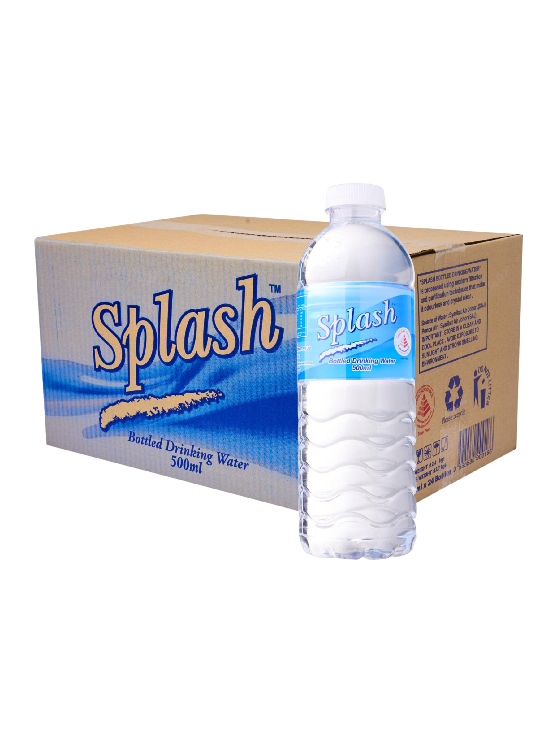 Splash Pure Drinking Water Bottle 500ML