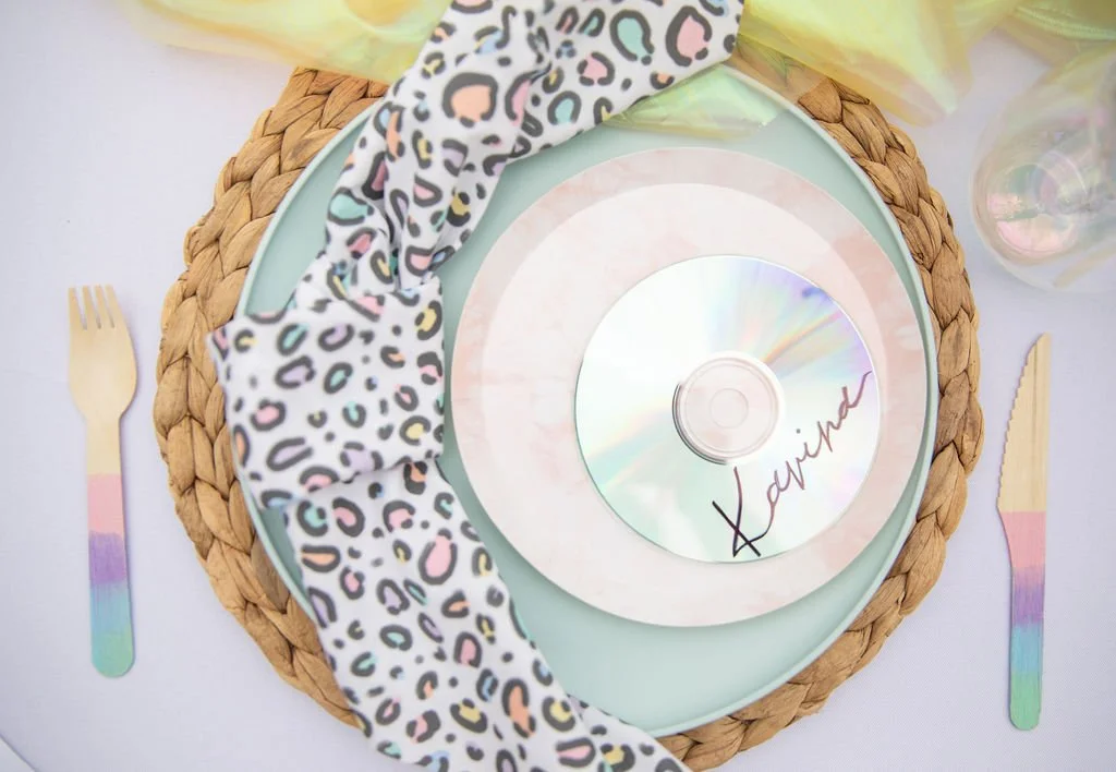 A Lisa Frank-inspired brunch picnic dream