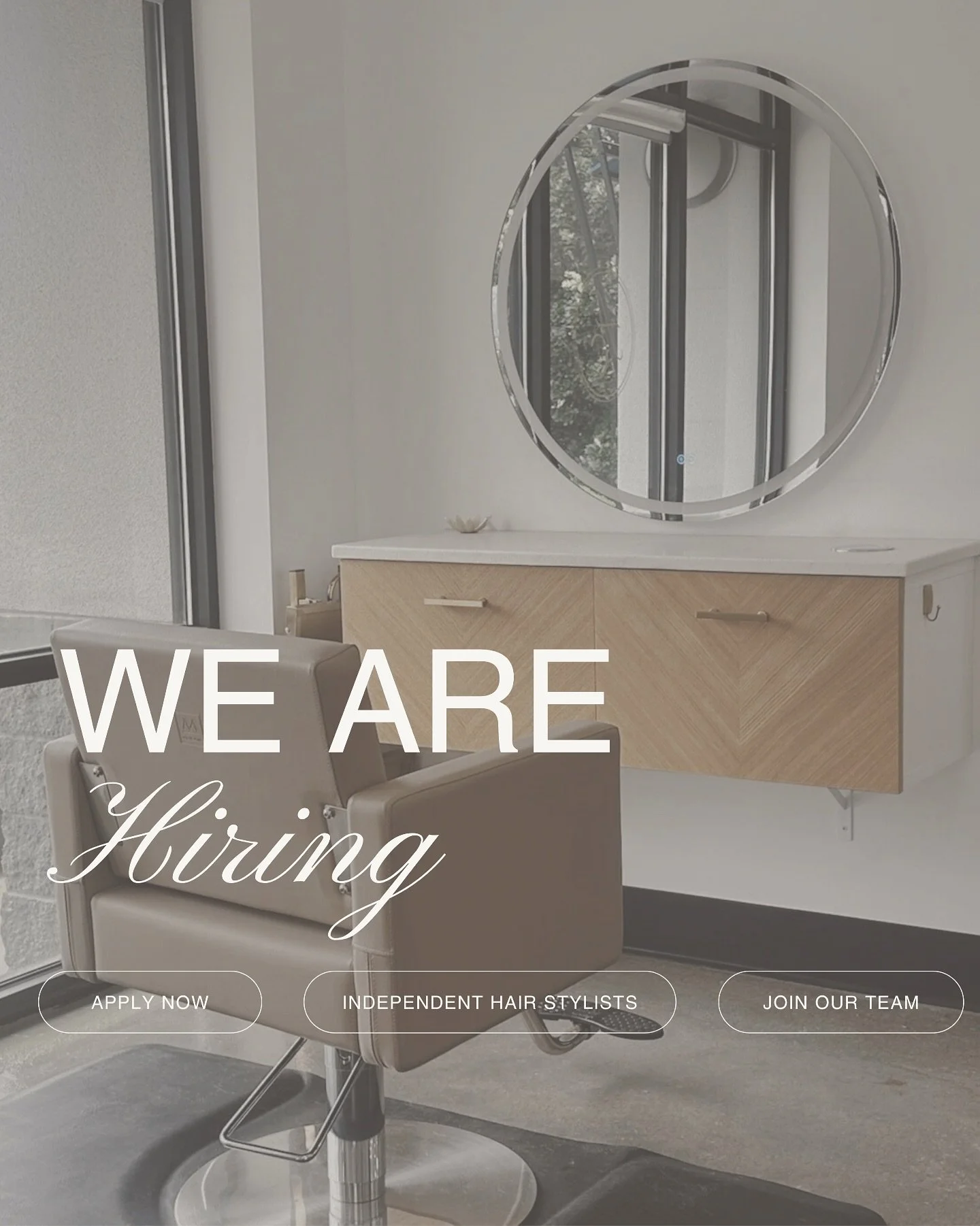 NOW HIRING INDEPENDENT HAIR STYLISTS⭐️

Whether you&rsquo;re fresh behind the chair or years into your craft, The Authentic Collective was built to be a place where you can grow, create, and truly belong.

What we offer:
&bull; A supportive, educatio