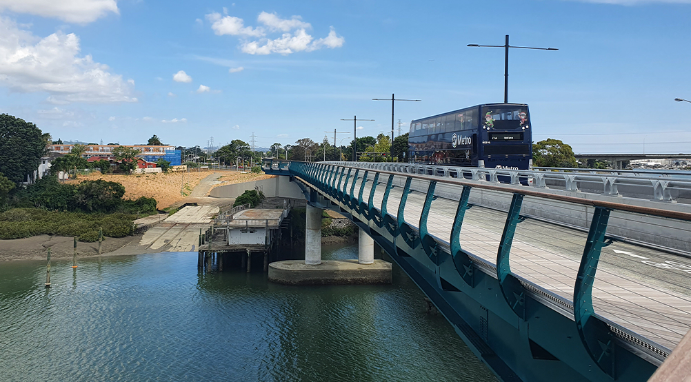 Eastern Busway in Auckland, major public transport infrastructure supported by Align through property services and land acquisition.