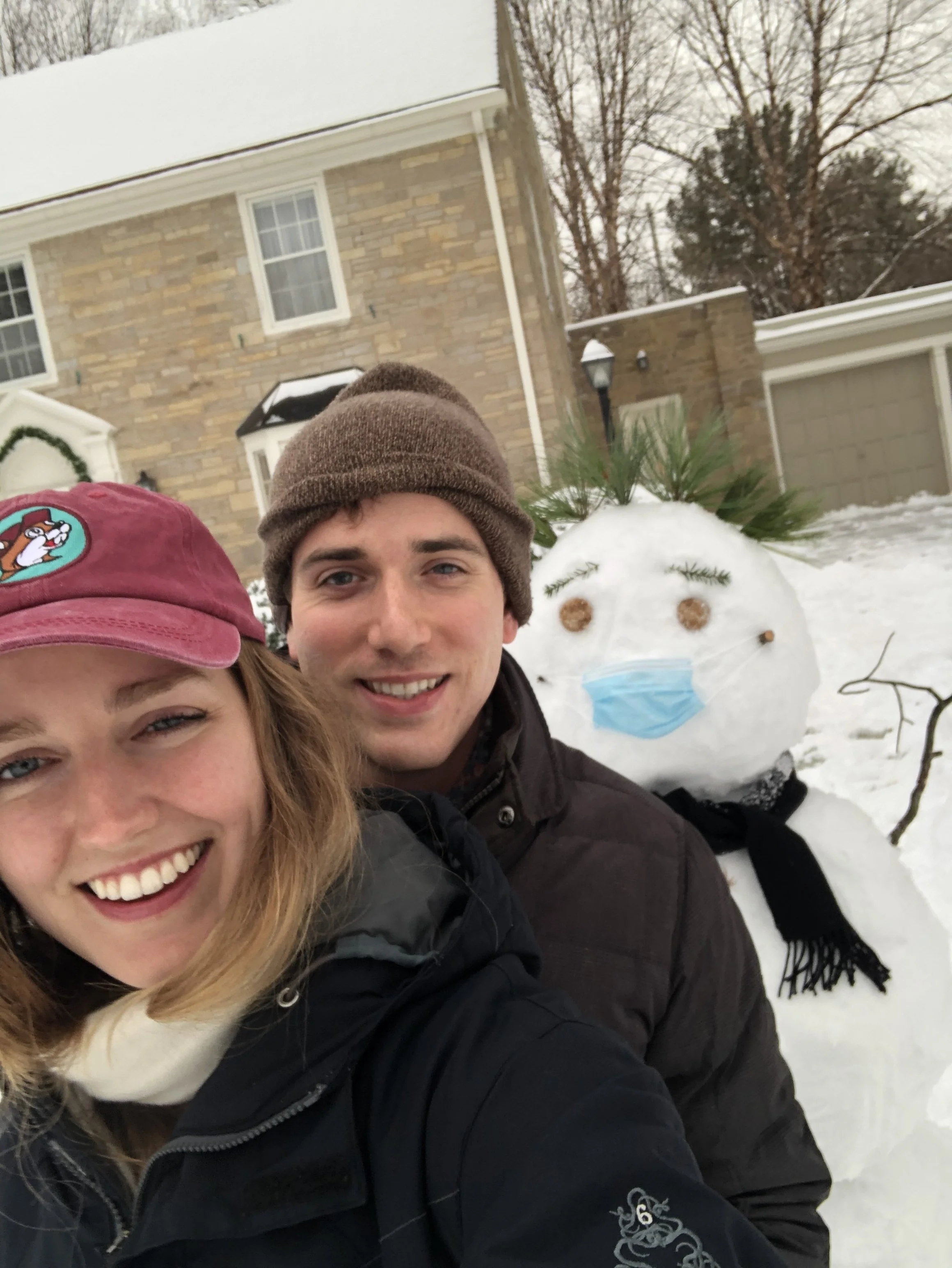 First Christmas Together in Nebraska 2020