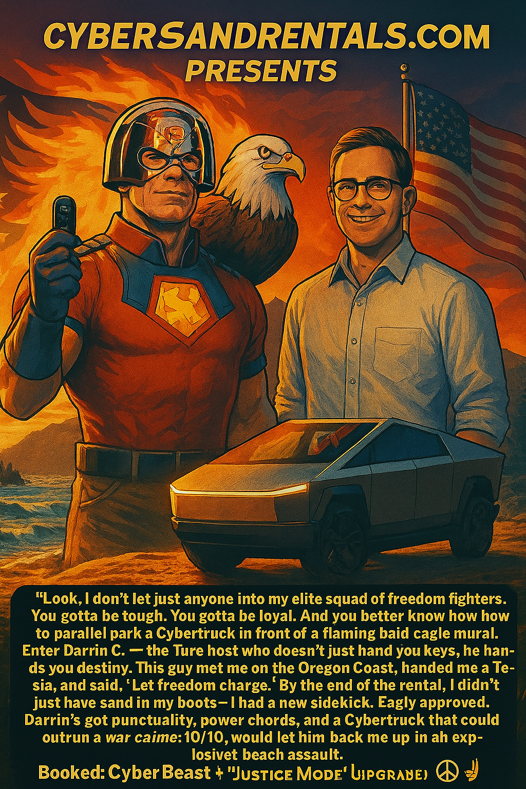 PeaceMaker's Epic CyberTruck Crime Fight