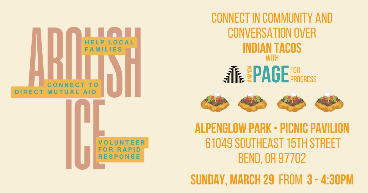 Indian Tacos with Page for Progress