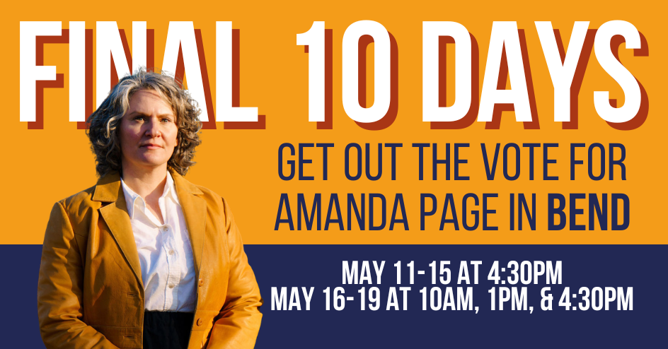 FINAL 10 canvassing in BEND - ELECTION DAY!