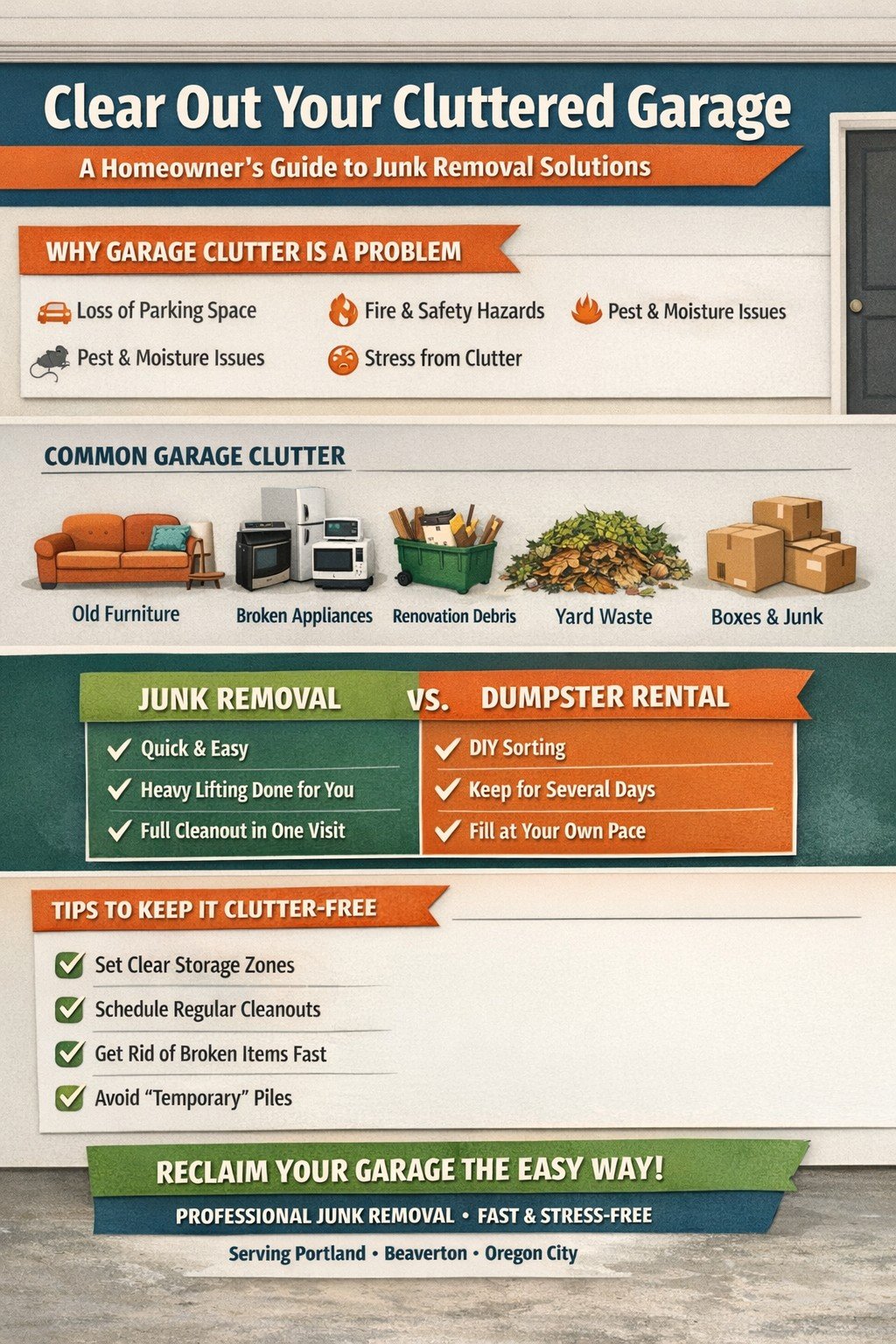 What to Do When Your Garage Becomes a Storage Unit You Can’t Use