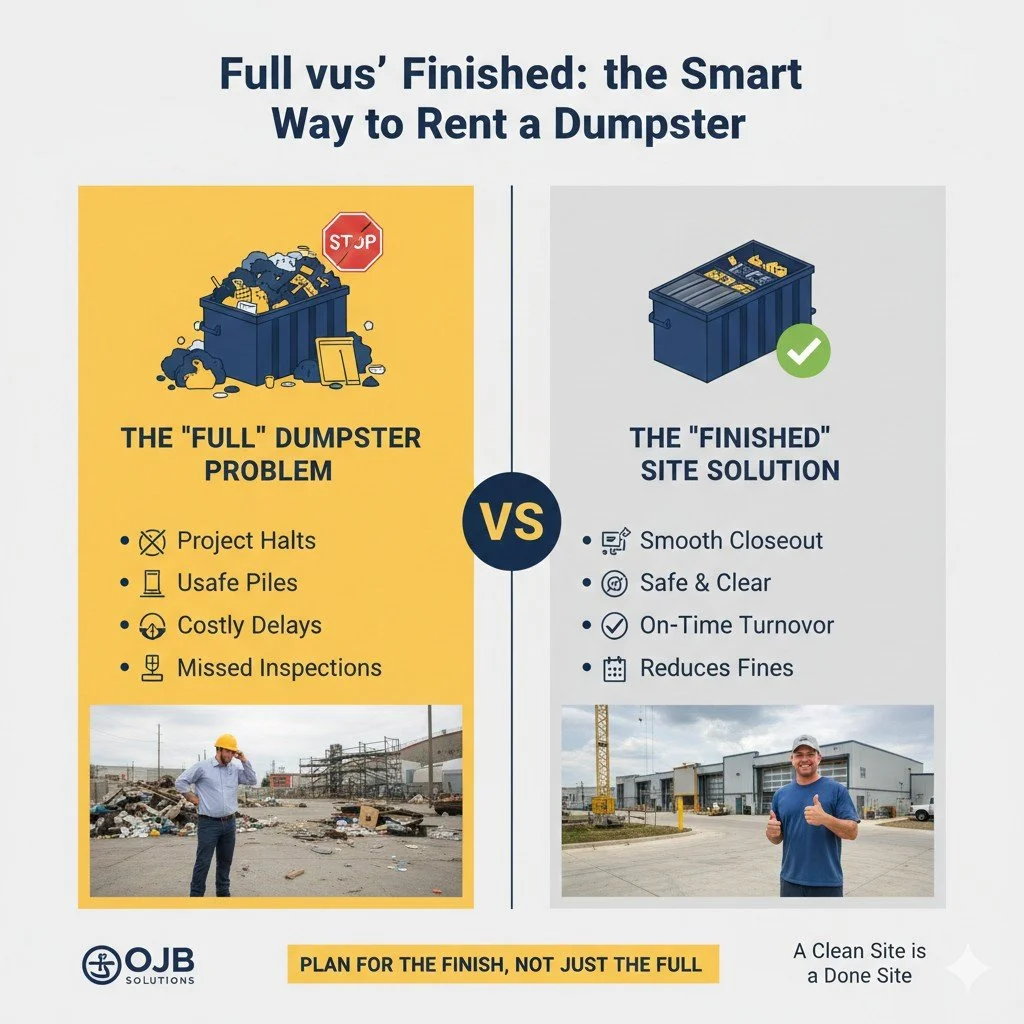 The Difference Between “Full” and “Finished” When Renting a Dumpster