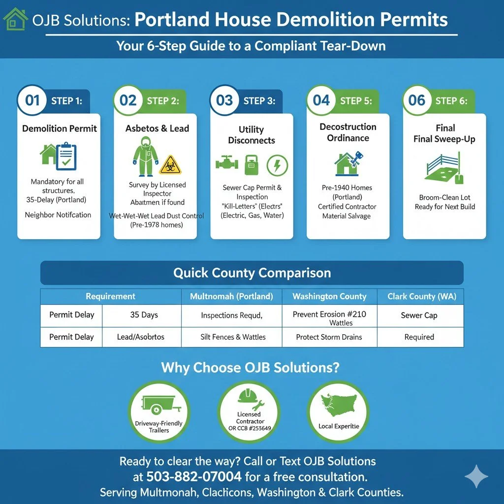 What Permits Are Required for a Complete House Removal in Portland?