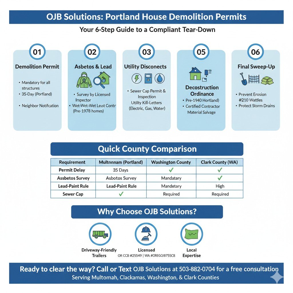 What Permits Are Required for a Complete House Removal in Portland?