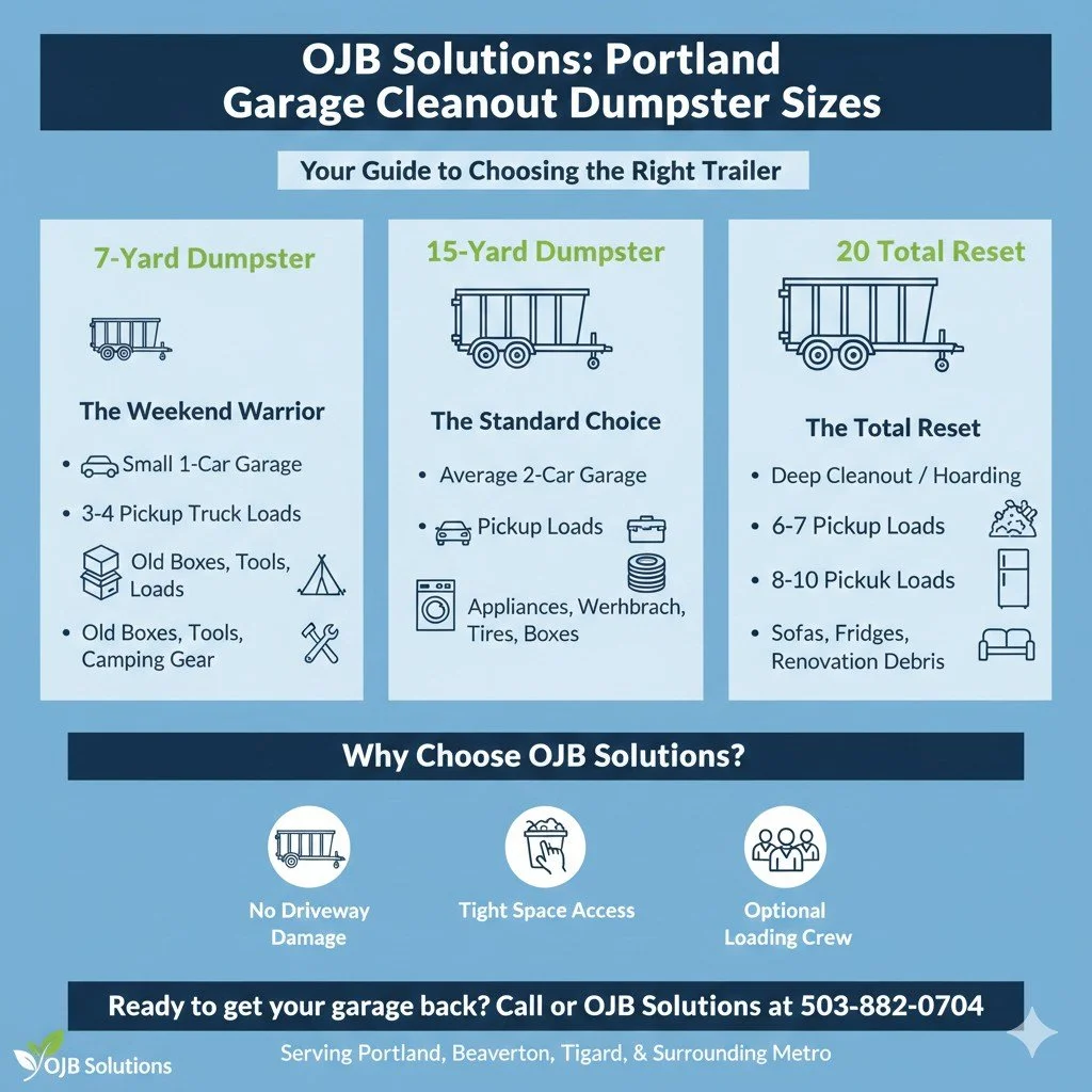 What Size Dumpster is Suitable for a Garage Cleanout?