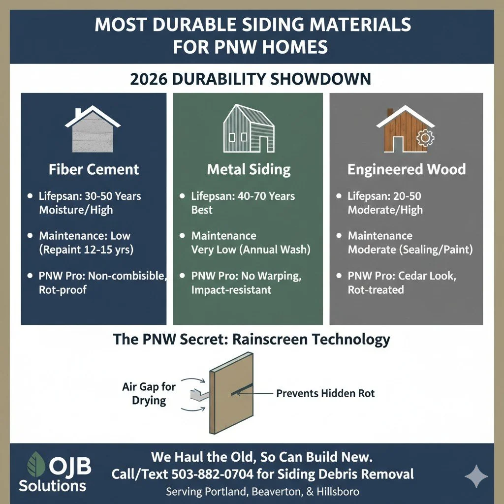 What are the Most Durable Siding Materials for Homes?