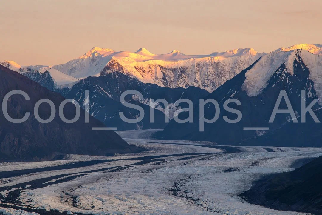 Matanuska Glacier at Sunset