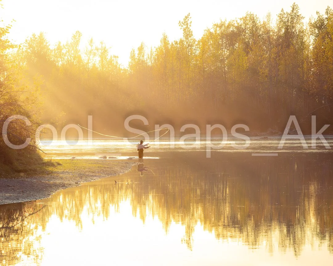 FIshing for Sun Rays