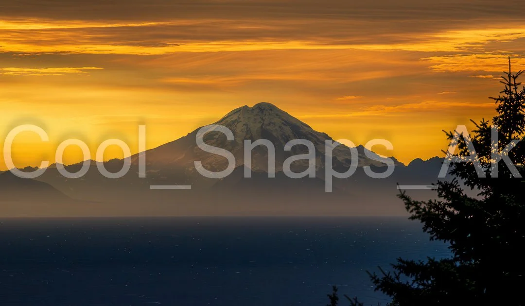 Mount Redoubt Sunset