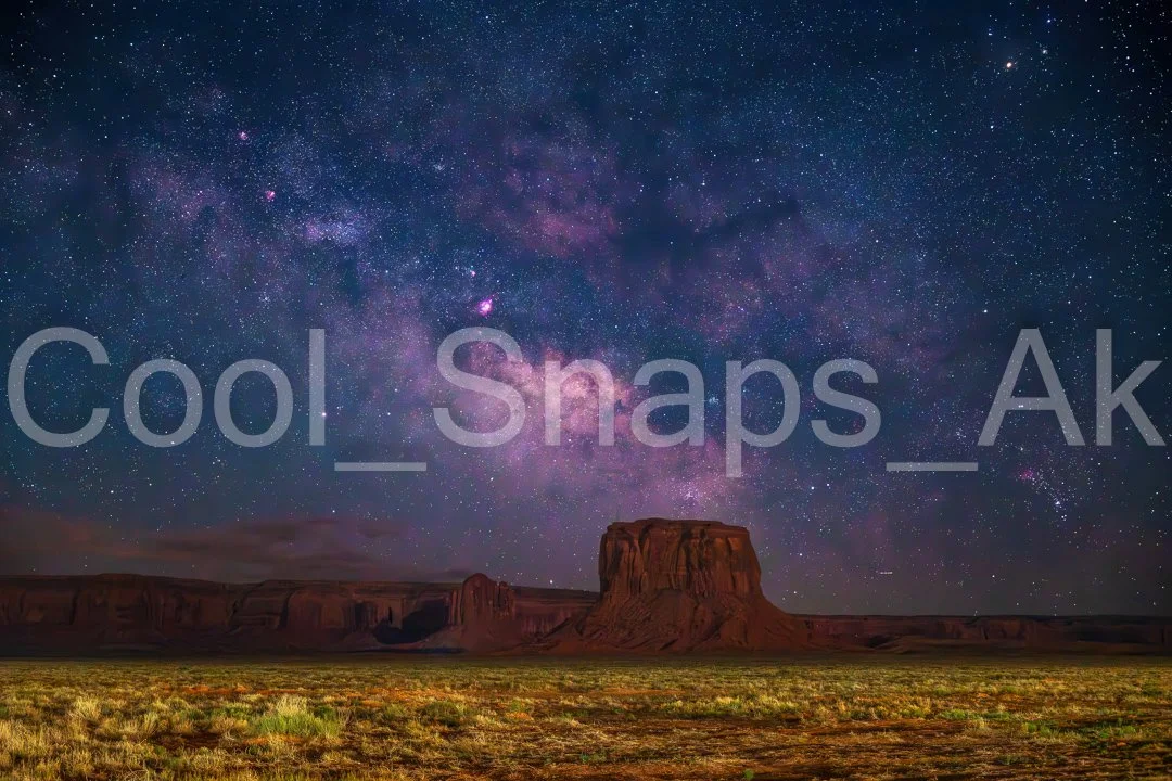 Milky Way Over Monument Valley