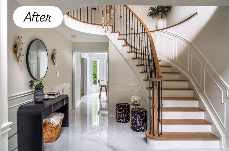 Transformation in one of our projects!
#interiordesign #designtransformation #hallwaydesign #renovation