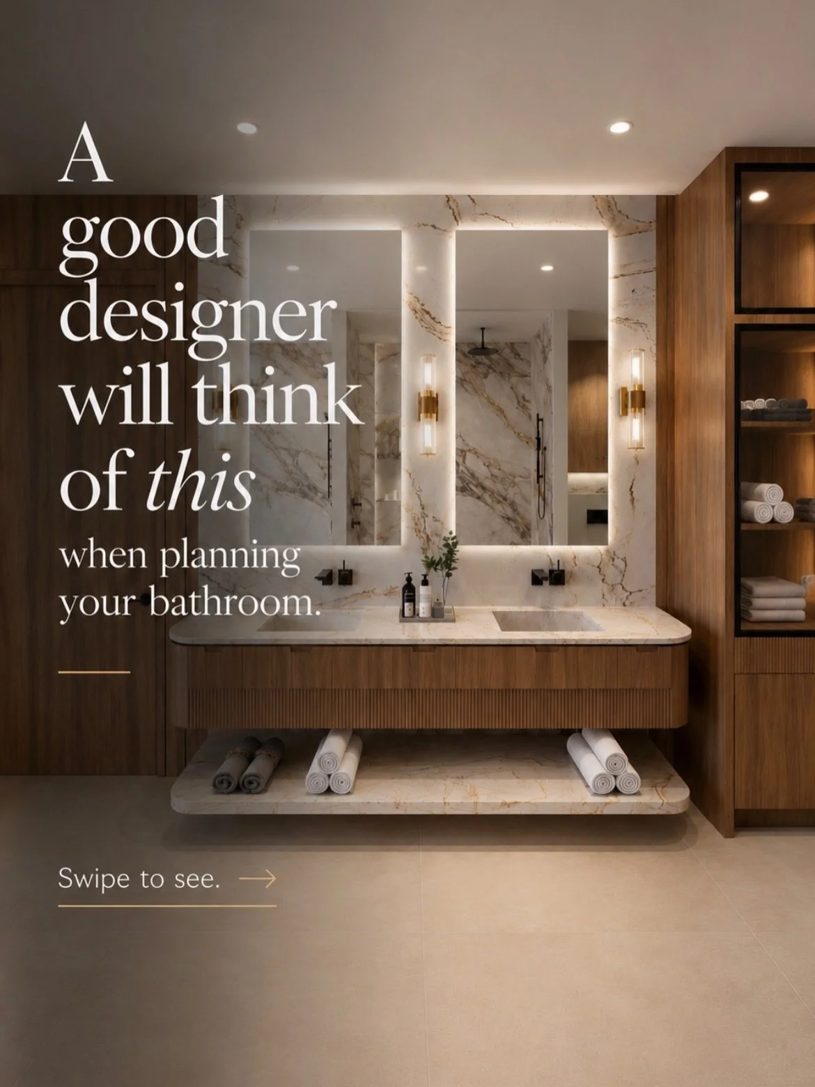 Good design isn&rsquo;t just about what you see. It&rsquo;s also about all the little decisions you may never think about.

Until they&rsquo;re done wrong.

Lighting placement, material choices, installation sequencing&hellip; these details may seem 