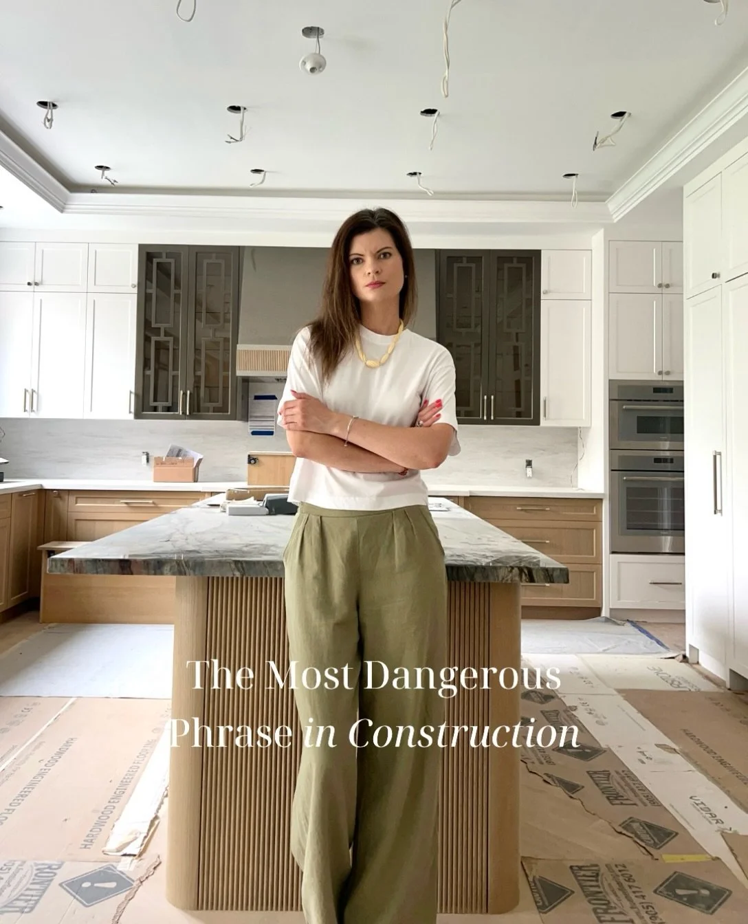 The most dangerous phrase on a construction project?

&ldquo;We&rsquo;ll figure it out later&rdquo;

If it makes you uneasy, trust your feeling. That &ldquo;later&rdquo; comes soon, revealing all the deficiencies and shortcomings. 

Construction move
