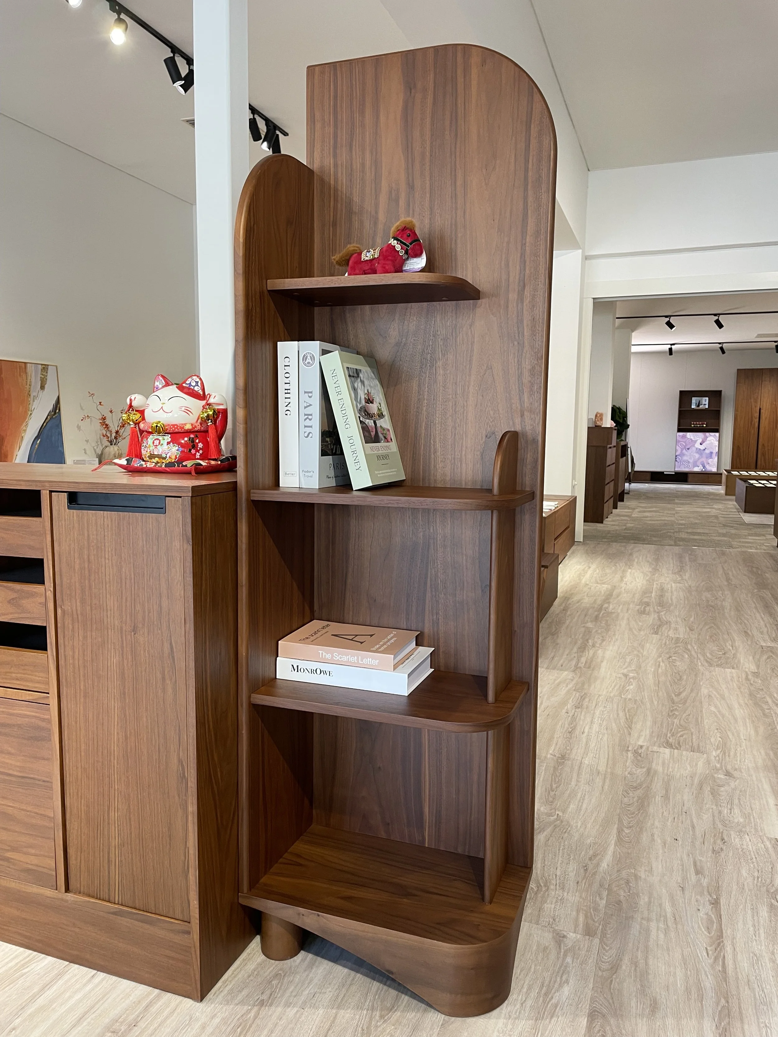 JingCraft Malvern showroom interior timber furniture display