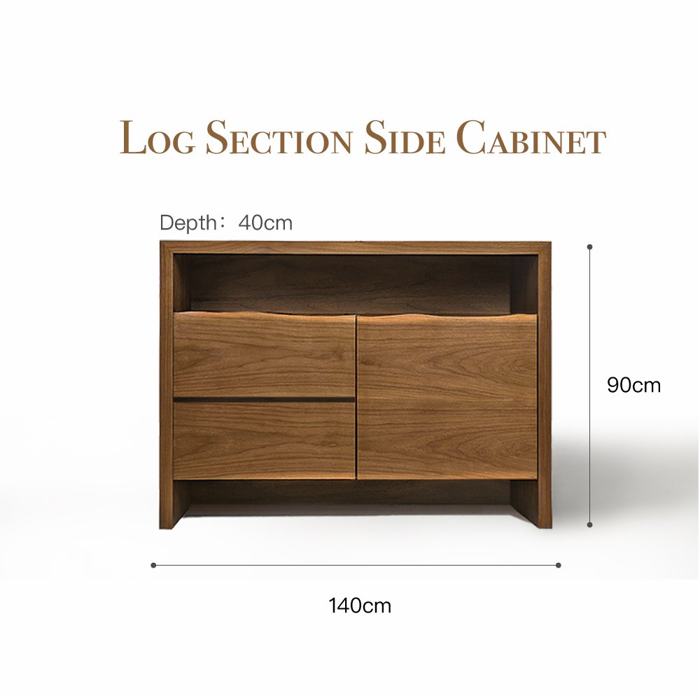 Log Section Sideboard