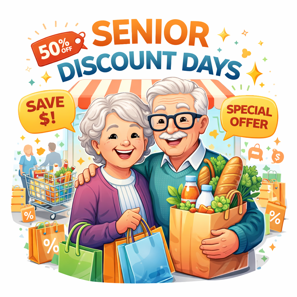 Senior Discount/ Senior Discount Days