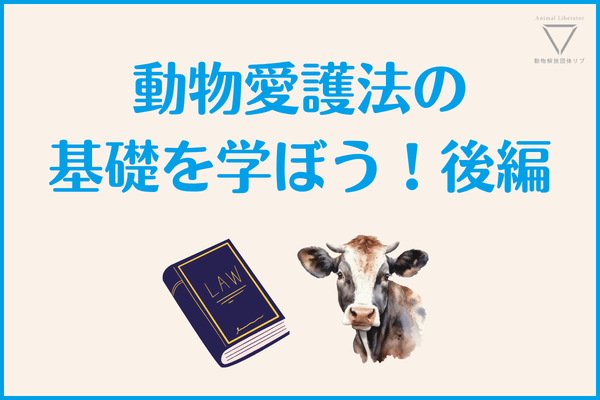 動物愛護管理法の基礎を学ぼう（後編）
