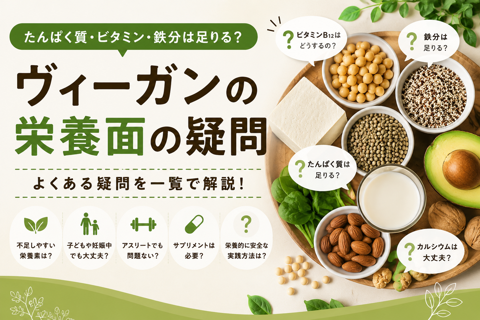 ヴィーガンのための栄養ガイド