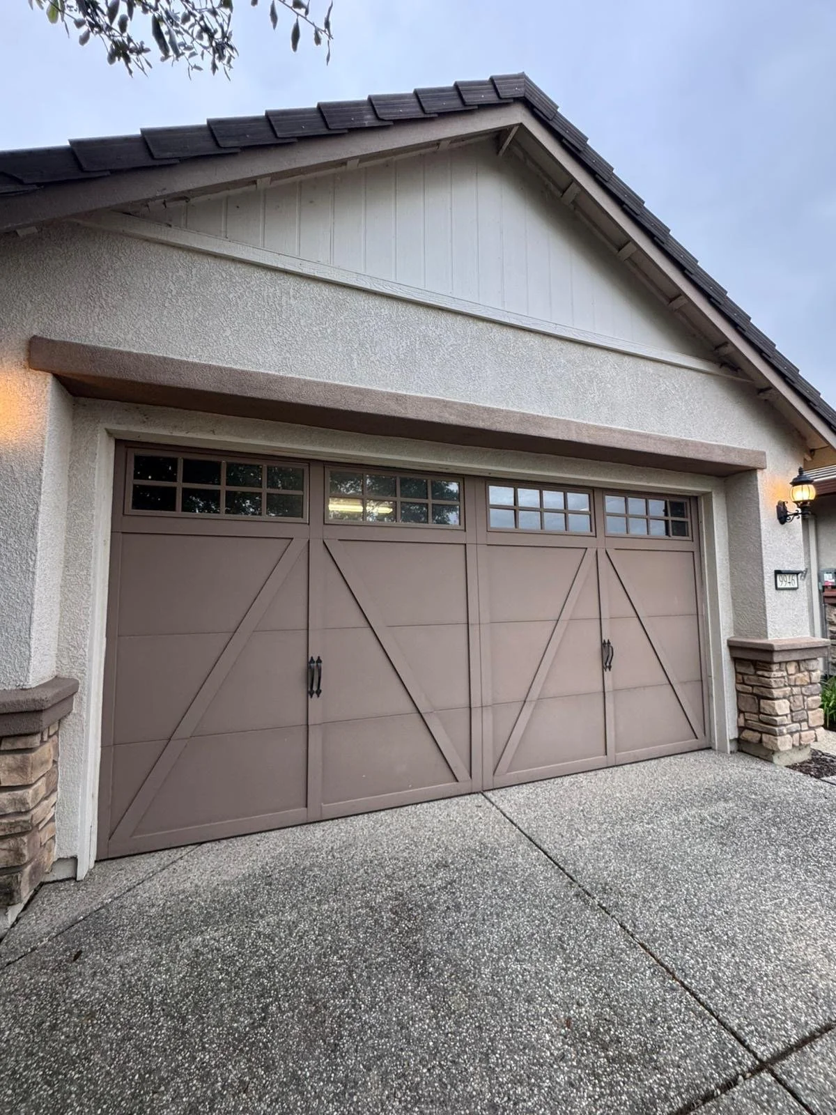 garage door off track repair Granite Bay