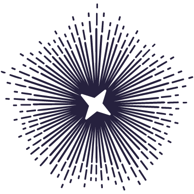 dark purple star burst