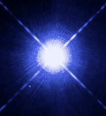 Stars Radiating Light