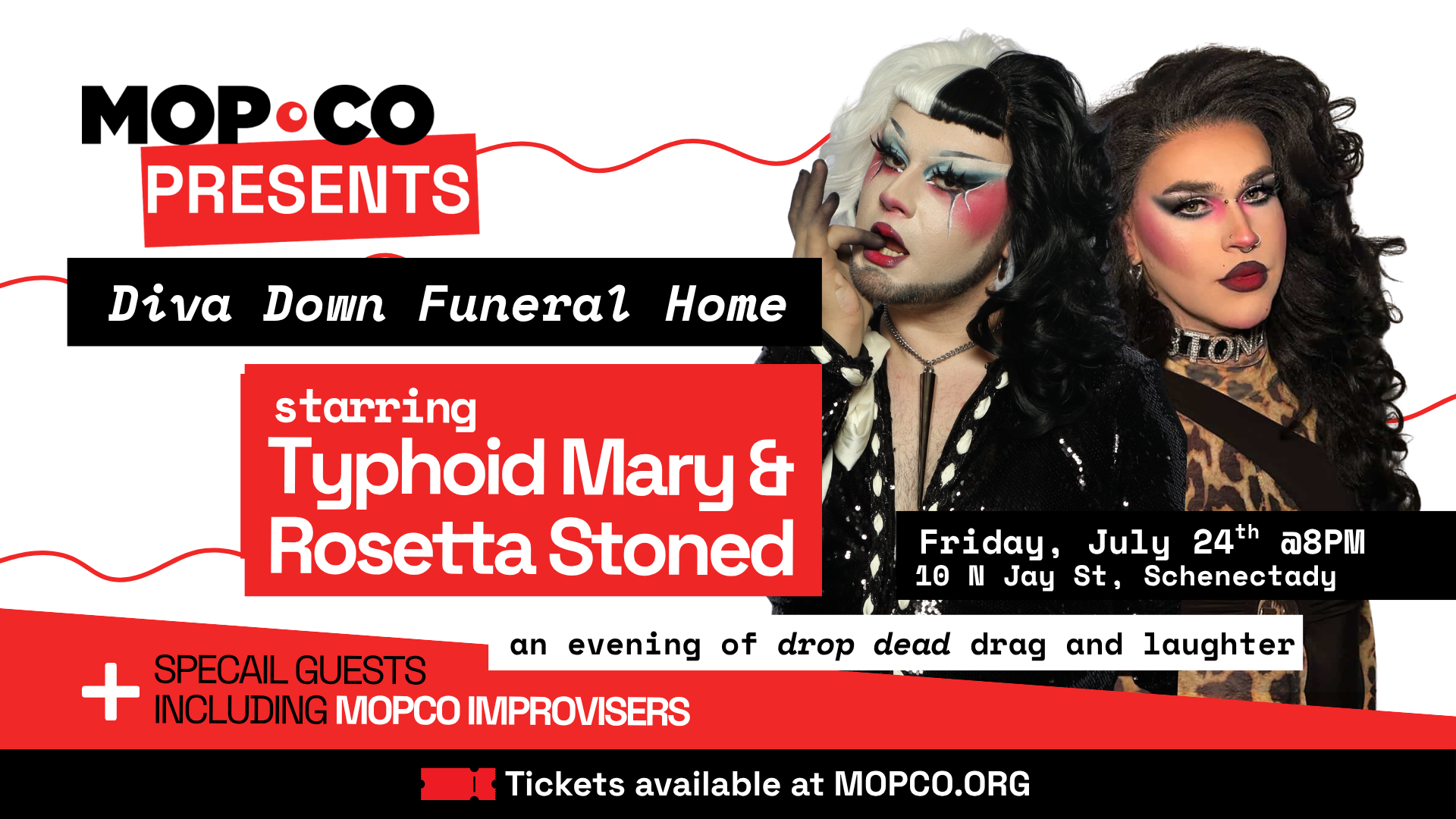Diva Down Funeral Home - An evening of drop dead drag and laughter