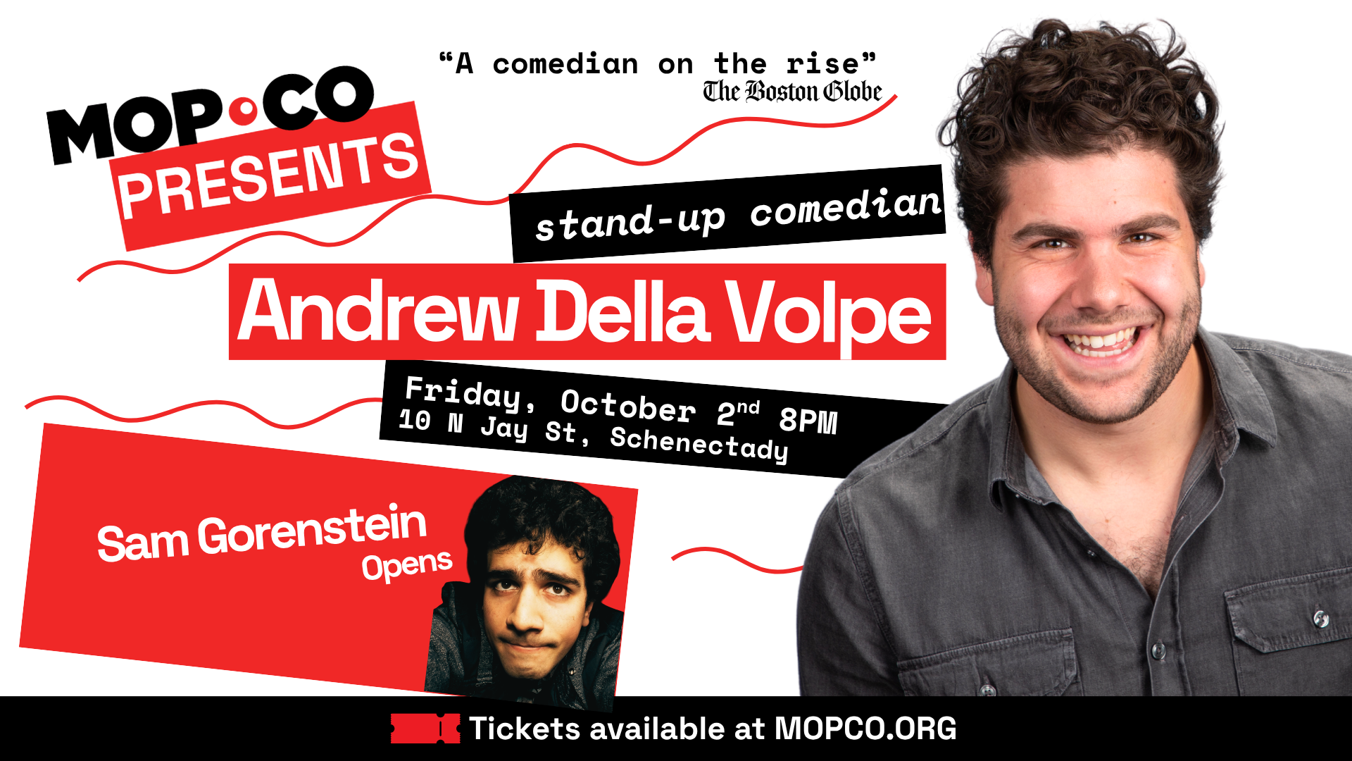 Mopco Presents: Stand-Up Comedian Andrew Della Volpe