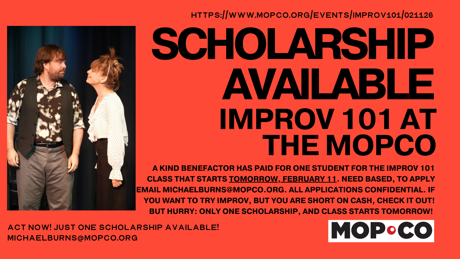 Scholarship available