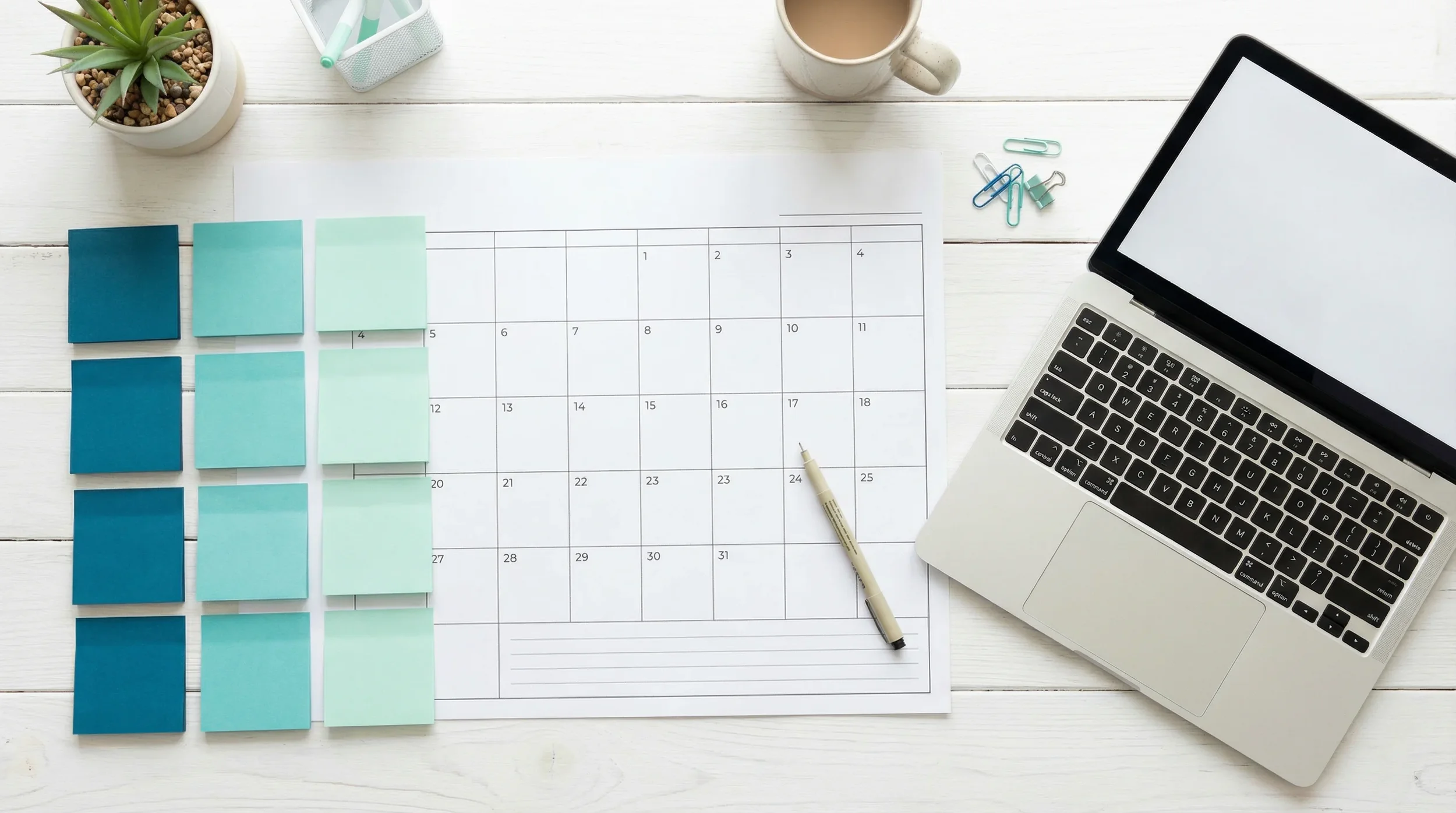 Cómo crear un calendario de contenido médico para 3 meses en una tarde