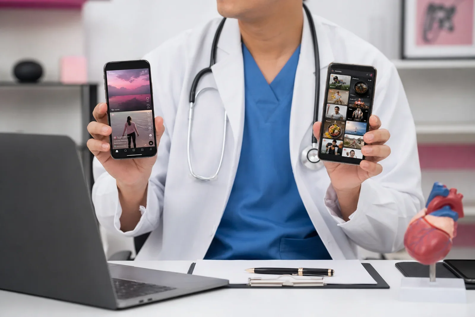 Instagram vs TikTok para médicos: cuál conviene más según tu especialidad