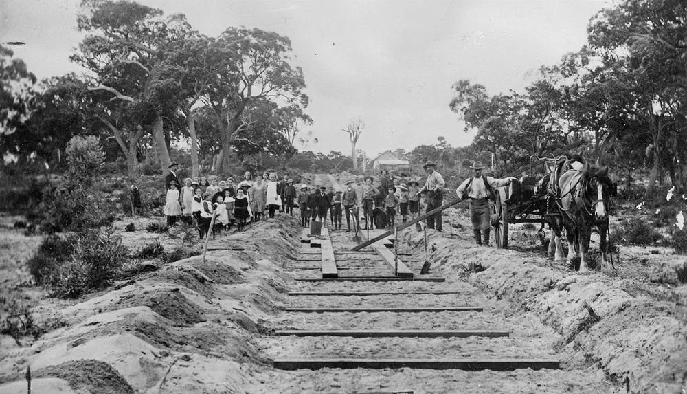 Making of Plank Road 1913-1914