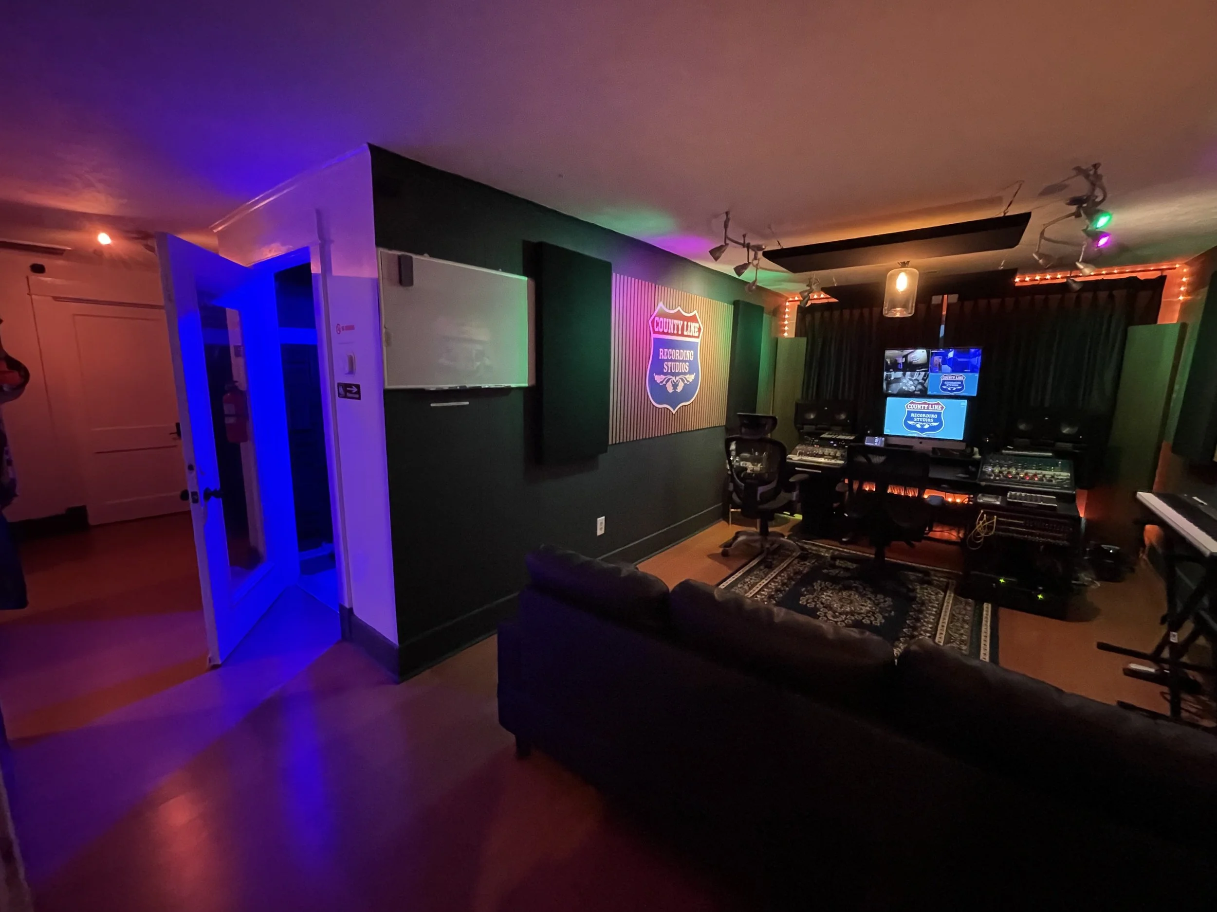 Control Room and Vocal Booth