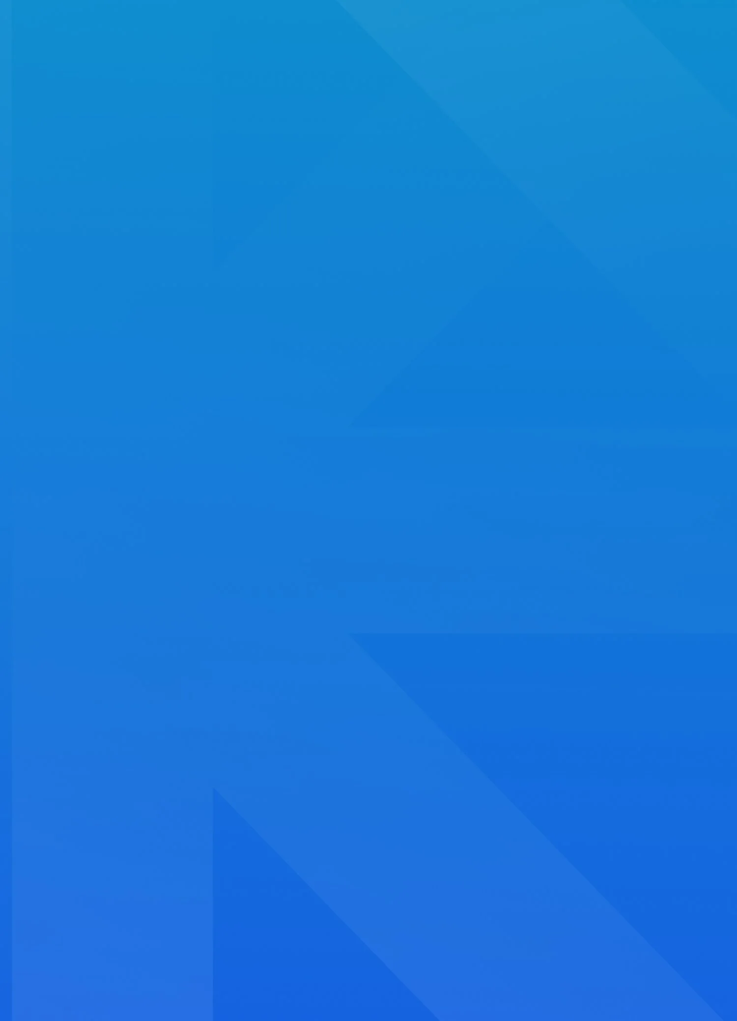 Blue geometric abstract background with various shades of blue and angular shapes.