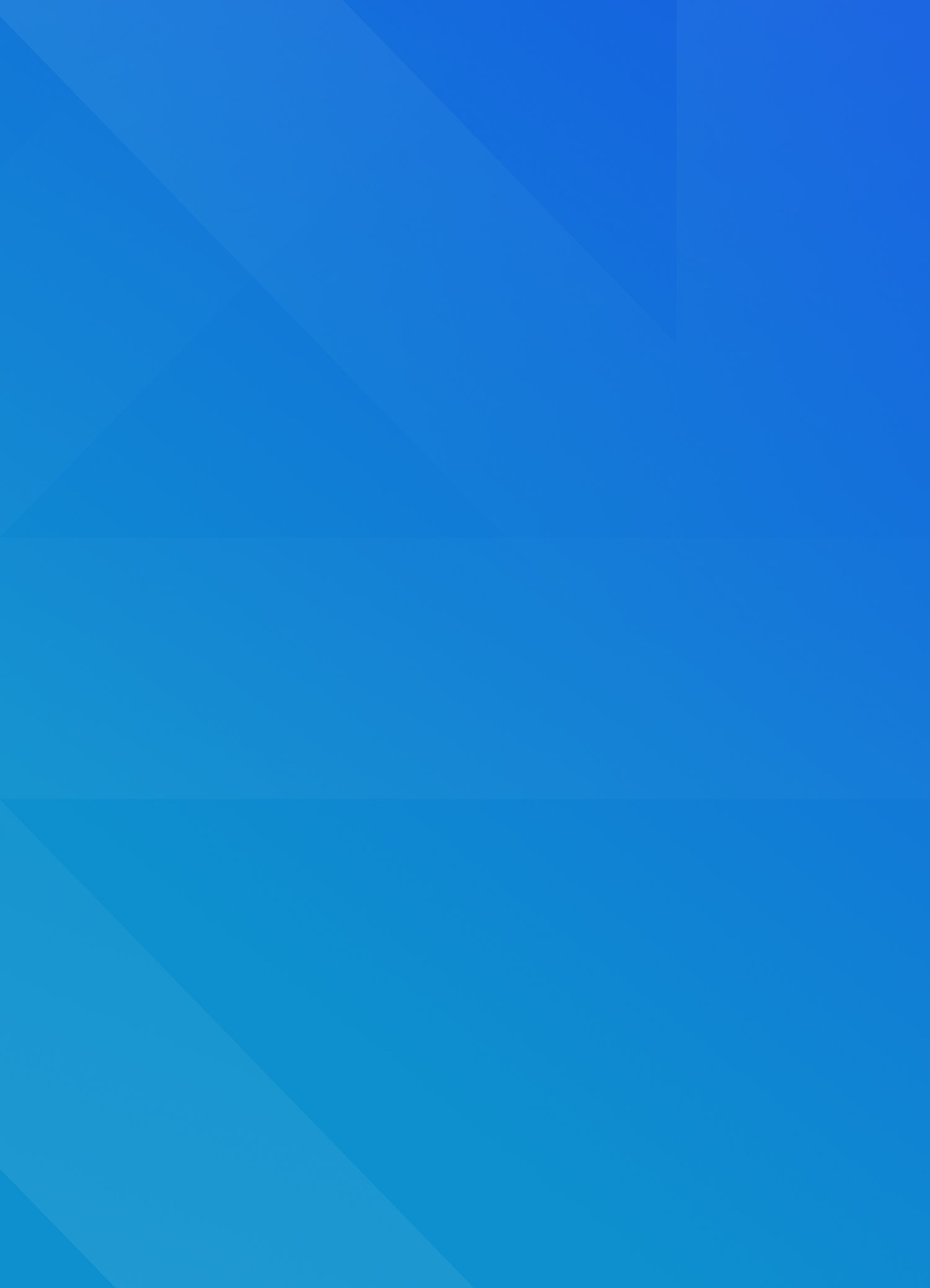 The image displays a blue background with a subtle geometric pattern.