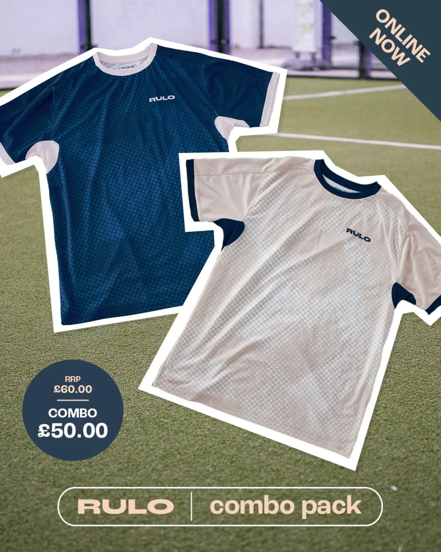 You asked 📣 we delivered!

Our Project Tee is now available in a combo pack, Midnight &amp; Ecru together as it was always meant to be.

Shop on our website 🔗 in Bio.

#padeladdict #padel #padeltime